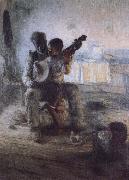 Henry Ossawa Tanner The first lesson oil painting on canvas